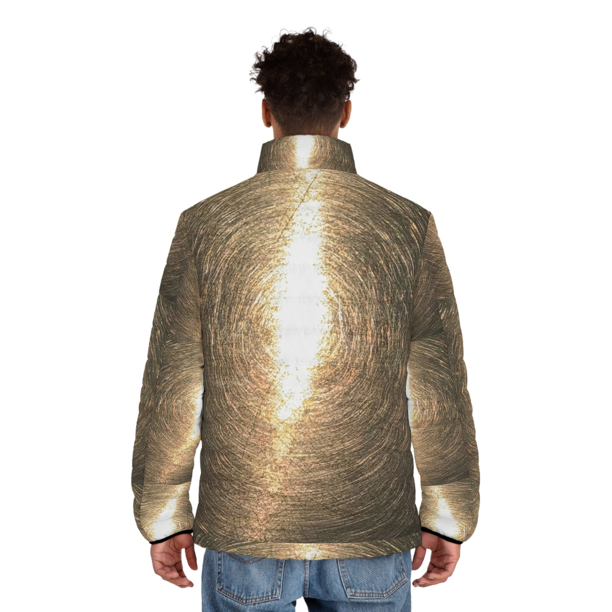 brushed steel Puffer Single