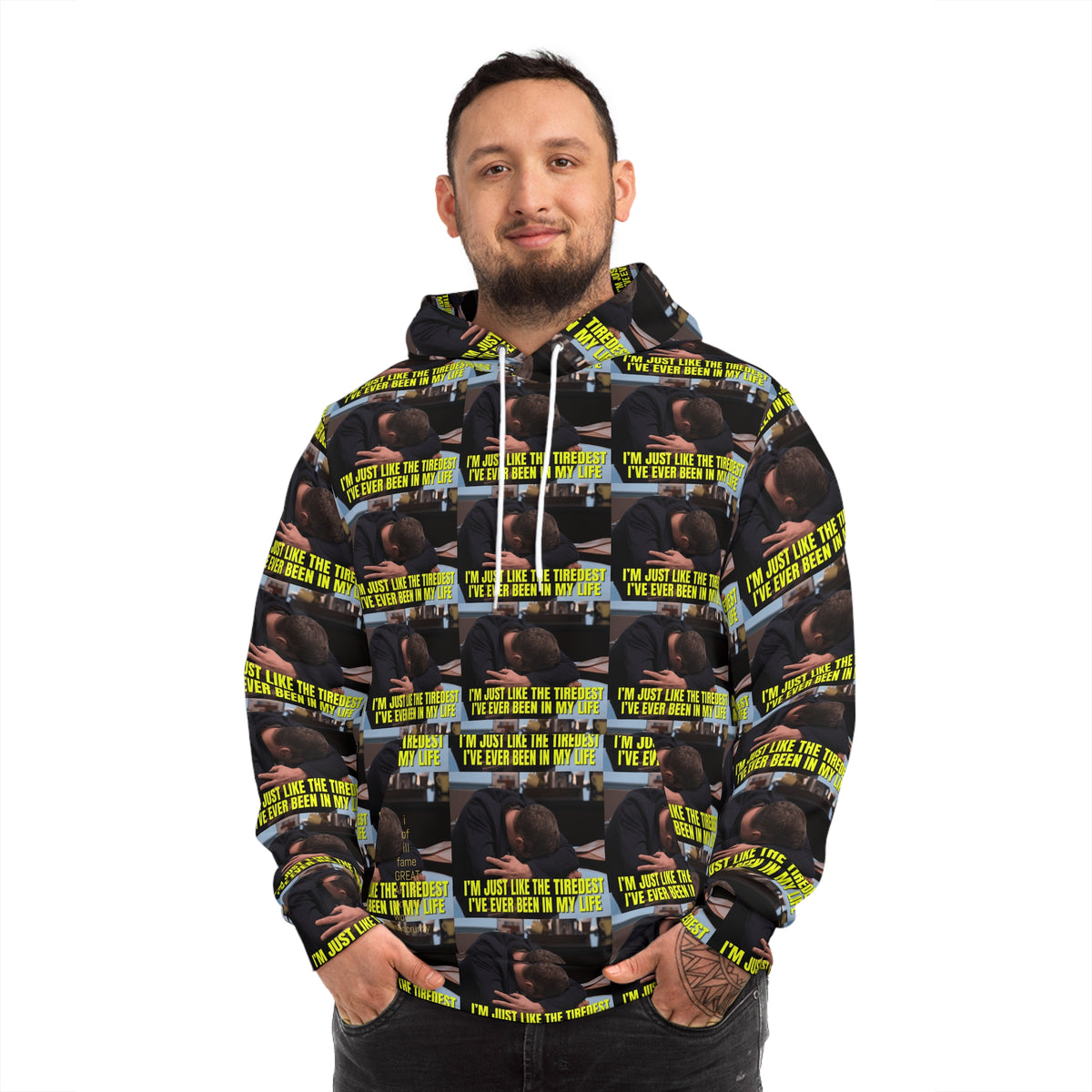 nap time Hoodie Tile