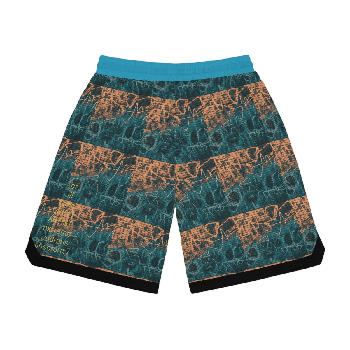 Cyan Glow Hoop Shorts