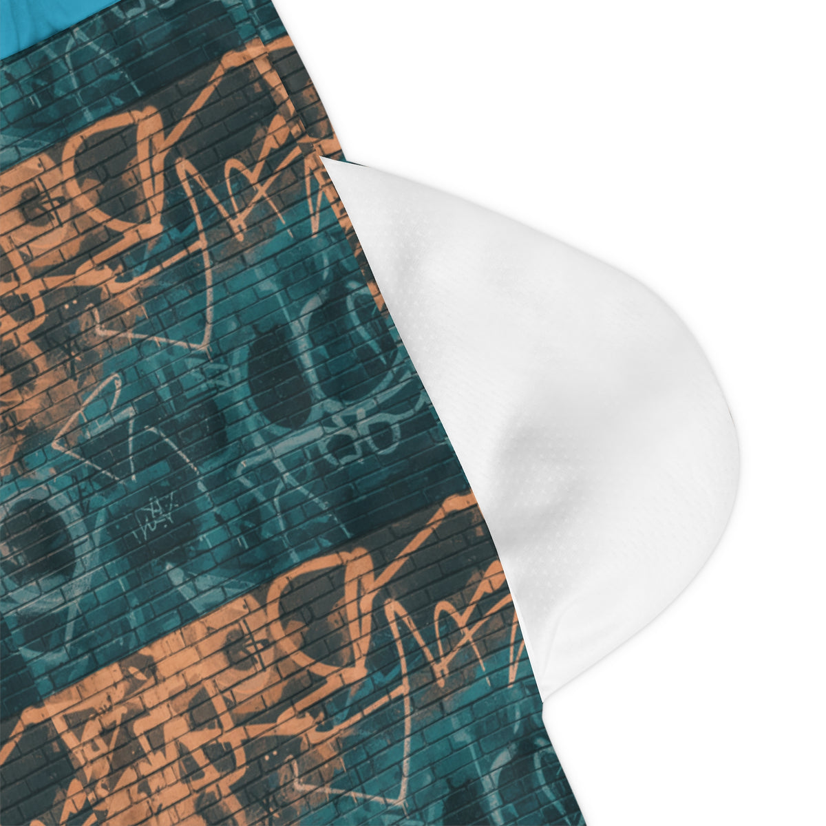 Cyan Glow Hoop Shorts