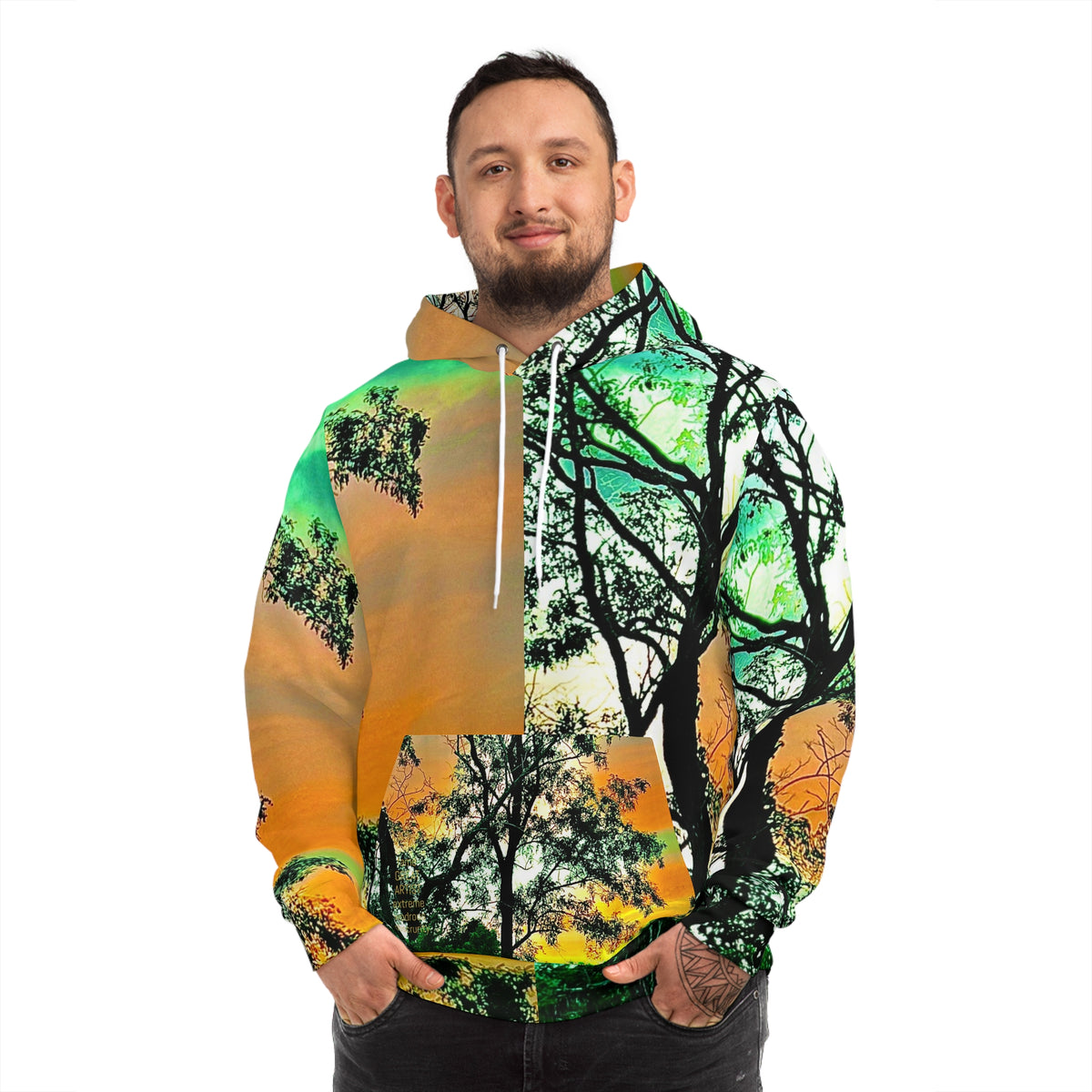 limes and oranges Hoodie Mirror