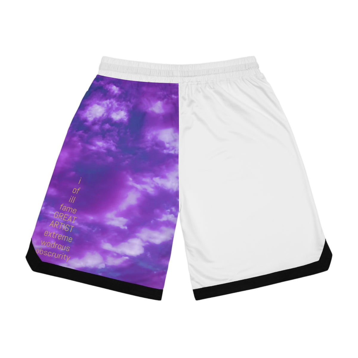lavender cotton Hoop Half